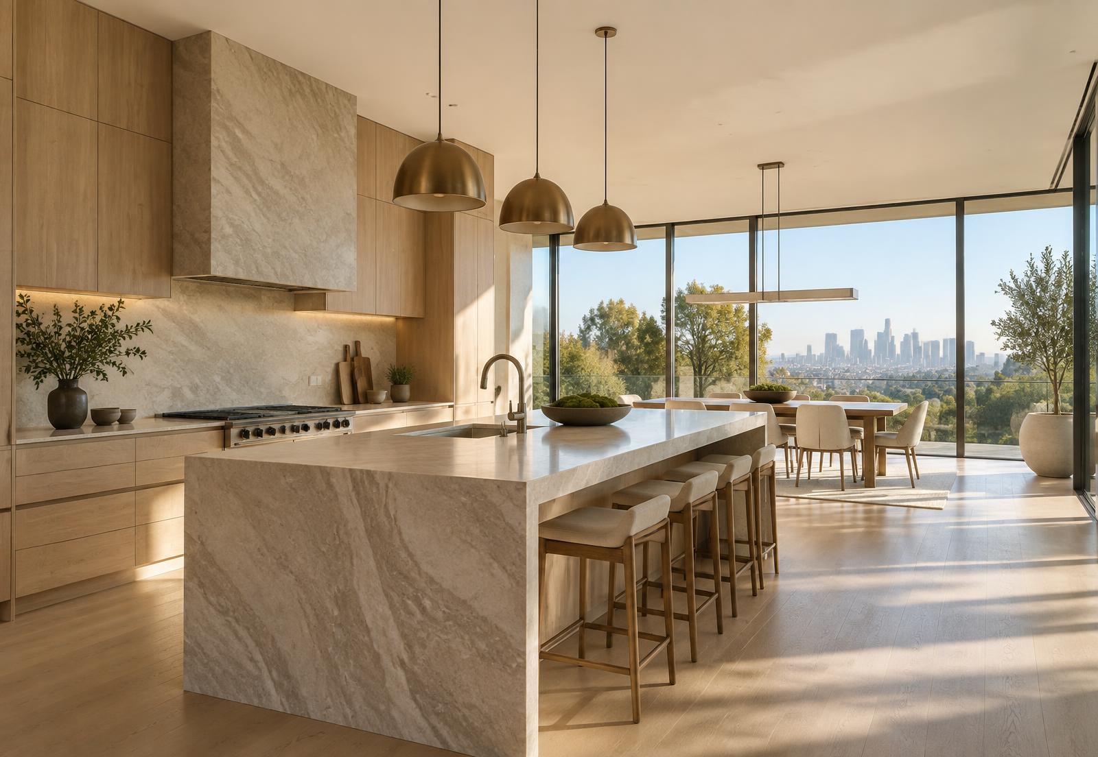 Modern kitchen in a concept immersive property tour